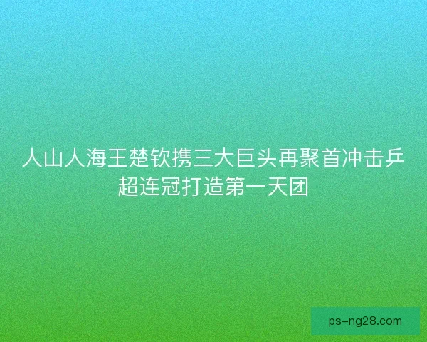 人山人海王楚钦携三大巨头再聚首冲击乒超连冠打造第一天团